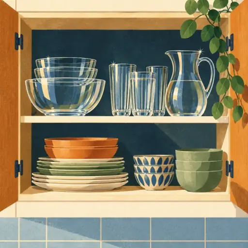 Tranh minh họa từ glassware