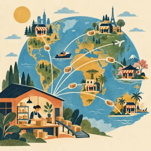 Tranh minh họa từ globalize