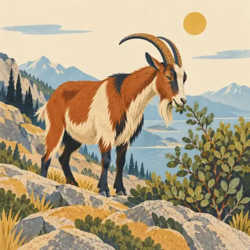 Tranh minh họa từ goat