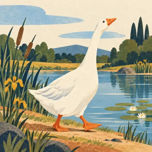 Tranh minh họa từ goose