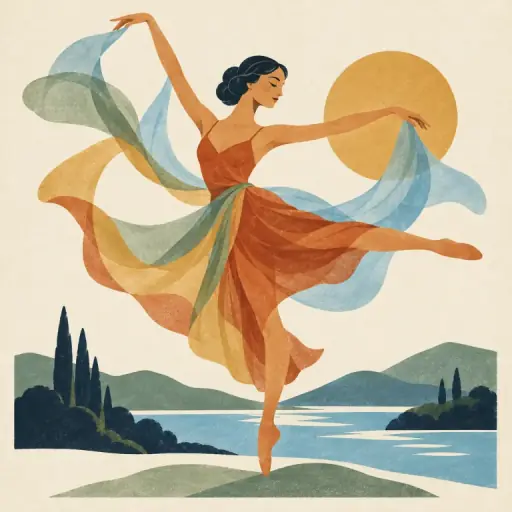 Tranh minh họa từ graceful