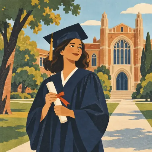 Tranh minh họa từ graduate