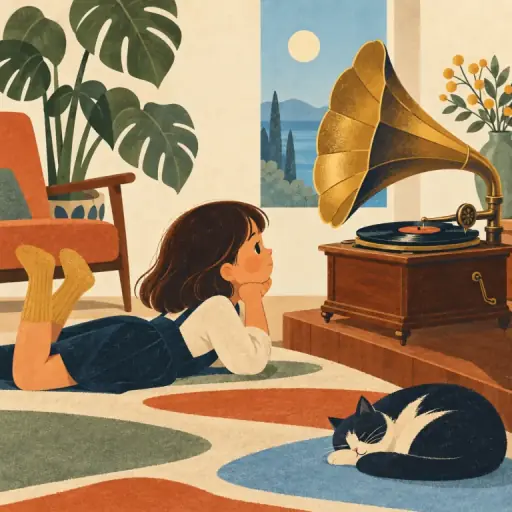 Tranh minh họa từ gramophone