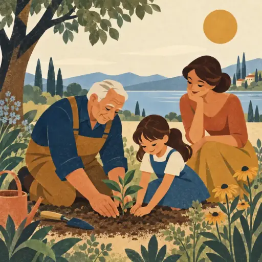 Tranh minh họa từ grandfather