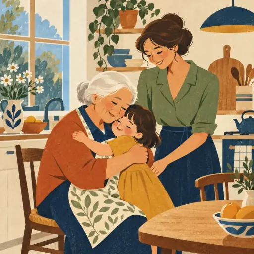 Tranh minh họa từ grandmother