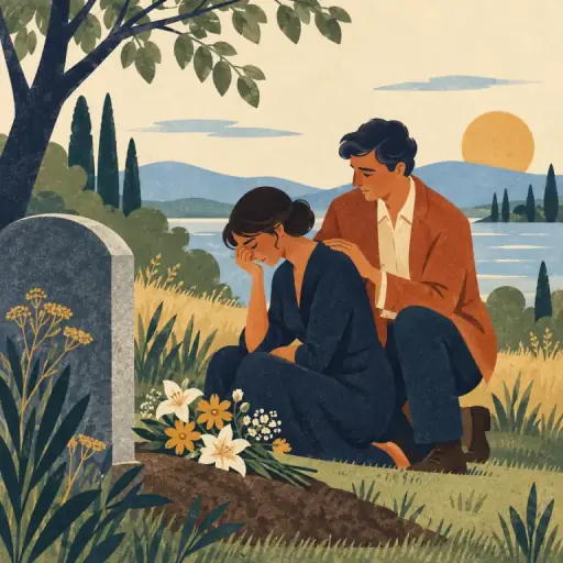 Tranh minh họa từ grieve