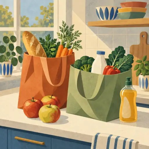 Tranh minh họa từ grocery