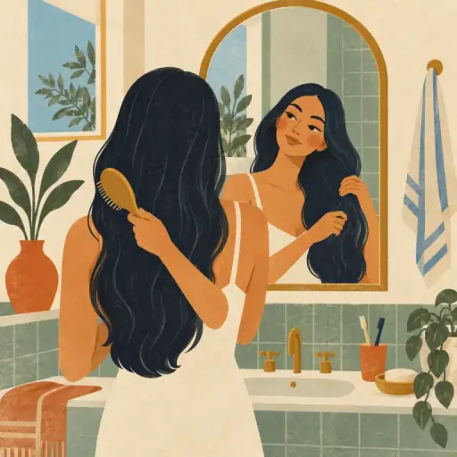 Tranh minh họa từ hair