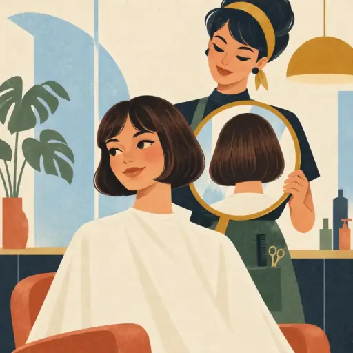 Tranh minh họa từ hairstyle