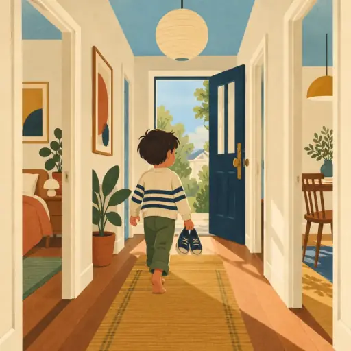 Tranh minh họa từ hallway