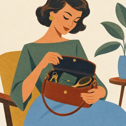 Tranh minh họa từ handbag