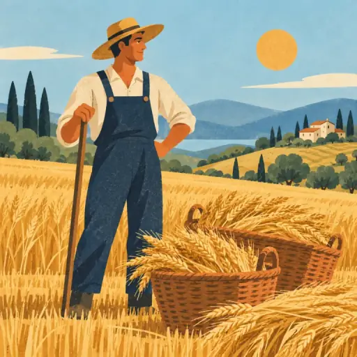 Tranh minh họa từ harvest
