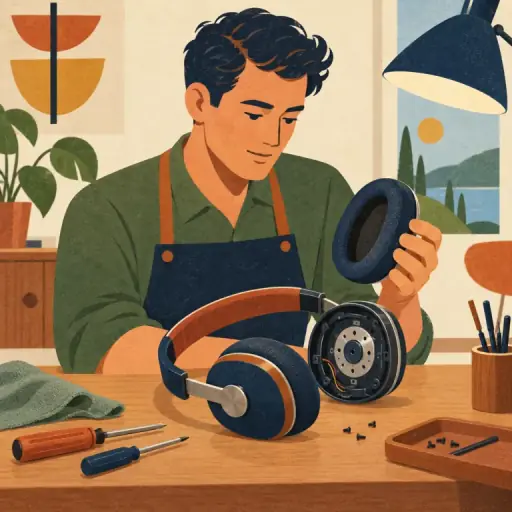 Tranh minh họa từ headphone