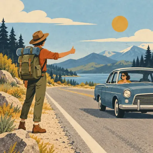 Tranh minh họa từ hitchhike