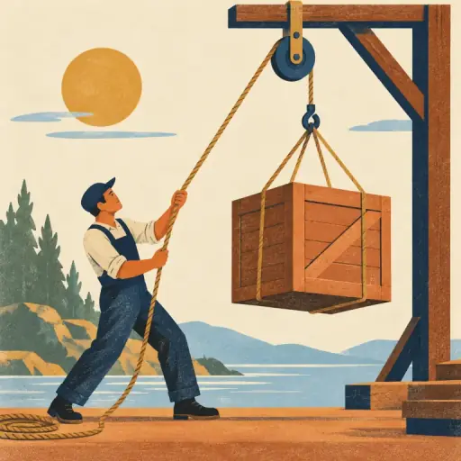 Tranh minh họa từ hoist