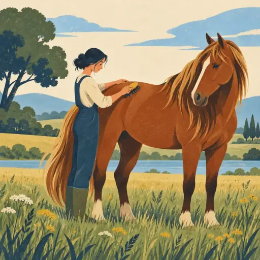 Tranh minh họa từ horse