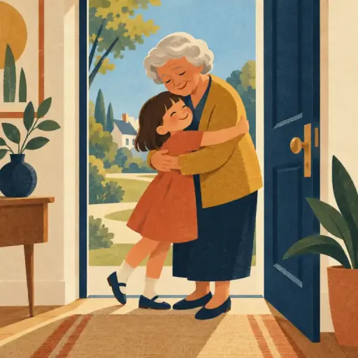 Tranh minh họa từ hug