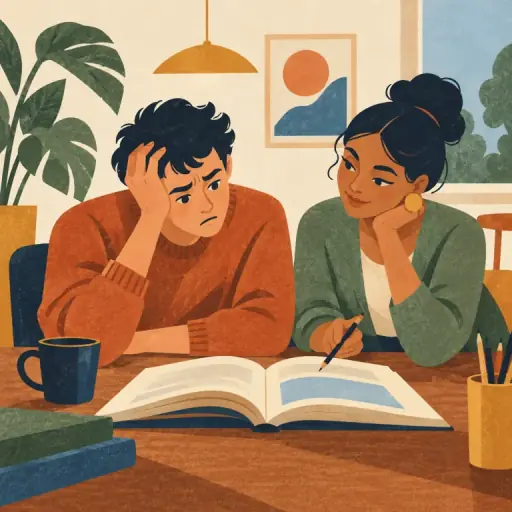 Tranh minh họa từ illiteracy