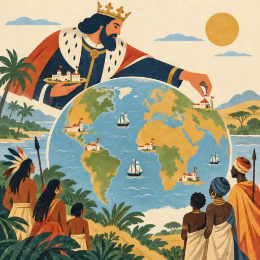 Tranh minh họa từ imperialism