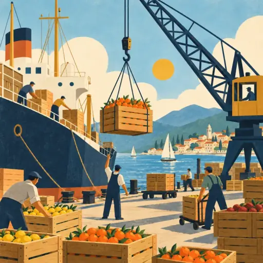 Tranh minh họa từ importation