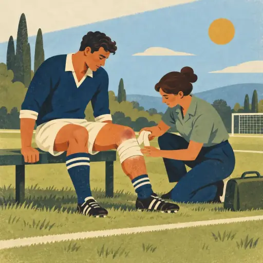 Tranh minh họa từ injury