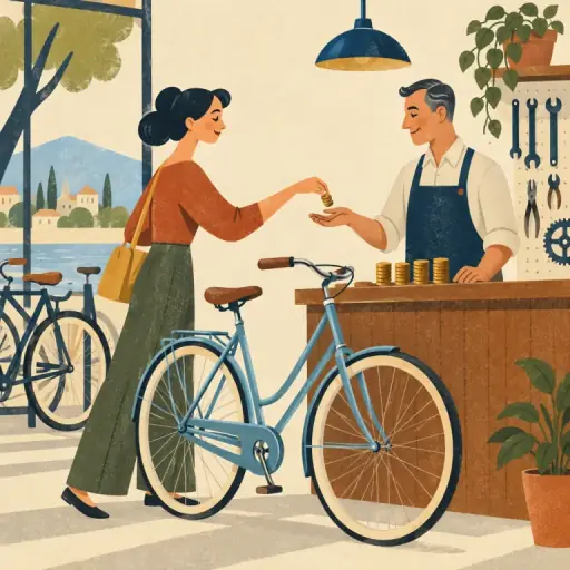 Tranh minh họa từ installment