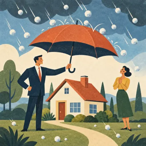 Tranh minh họa từ insure