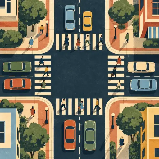 Tranh minh họa từ intersection
