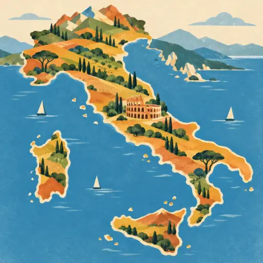 Tranh minh họa từ Italy
