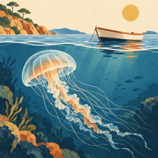 Tranh minh họa từ jellyfish