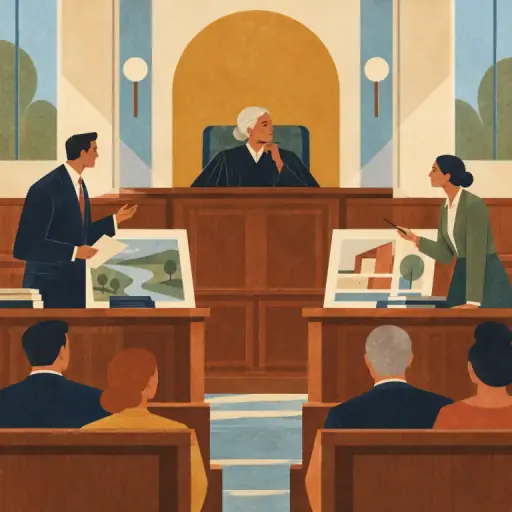 Tranh minh họa từ judicial