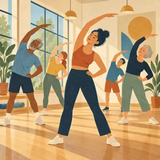 Tranh minh họa từ keep-fit