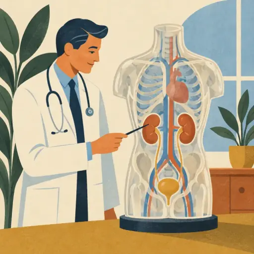 Tranh minh họa từ kidney