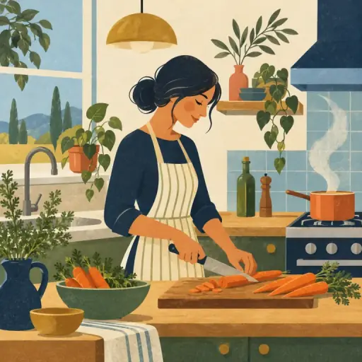 Tranh minh họa từ kitchen