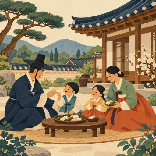 Tranh minh họa từ Korean
