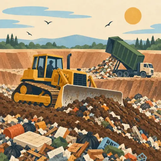 Tranh minh họa từ landfill