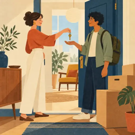 Tranh minh họa từ landlady