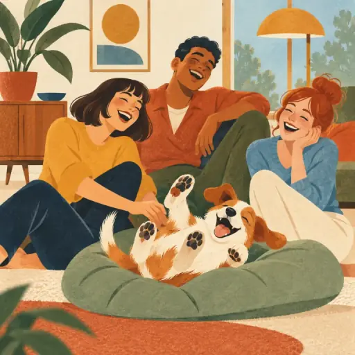 Tranh minh họa từ laughter