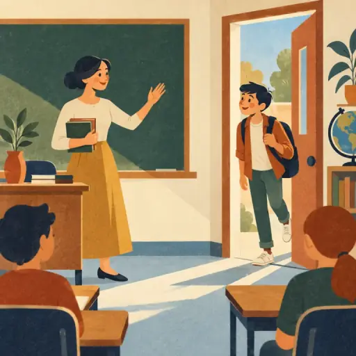 Tranh minh họa từ lenient