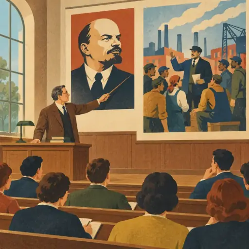 Tranh minh họa từ Leninism