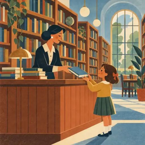 Tranh minh họa từ librarian