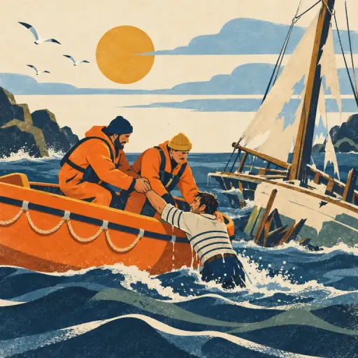 Tranh minh họa từ lifeboat