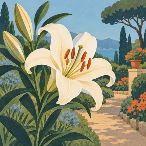 Tranh minh họa từ lily