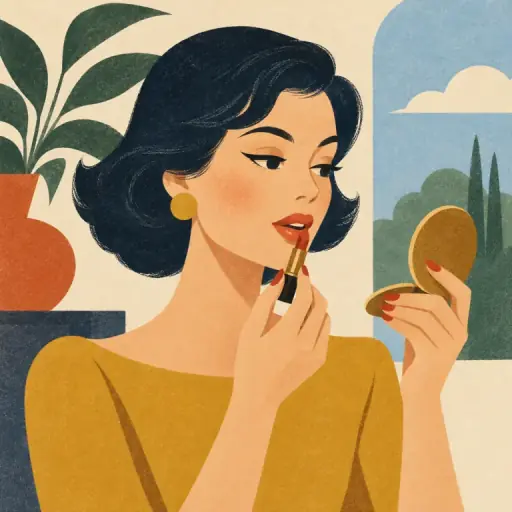 Tranh minh họa từ lipstick
