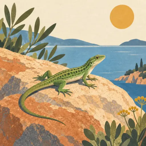 Tranh minh họa từ lizard