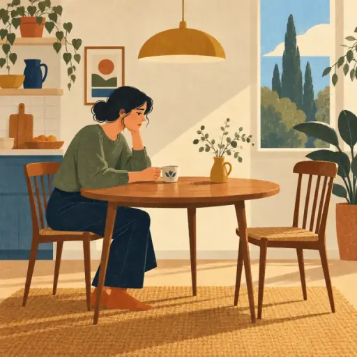 Tranh minh họa từ lonesome