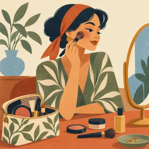 Tranh minh họa từ make-up
