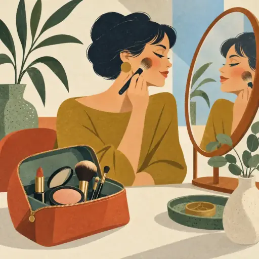 Tranh minh họa từ makeup