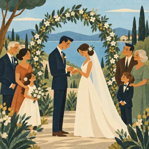 Tranh minh họa từ marry