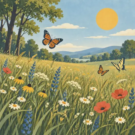 Tranh minh họa từ meadow